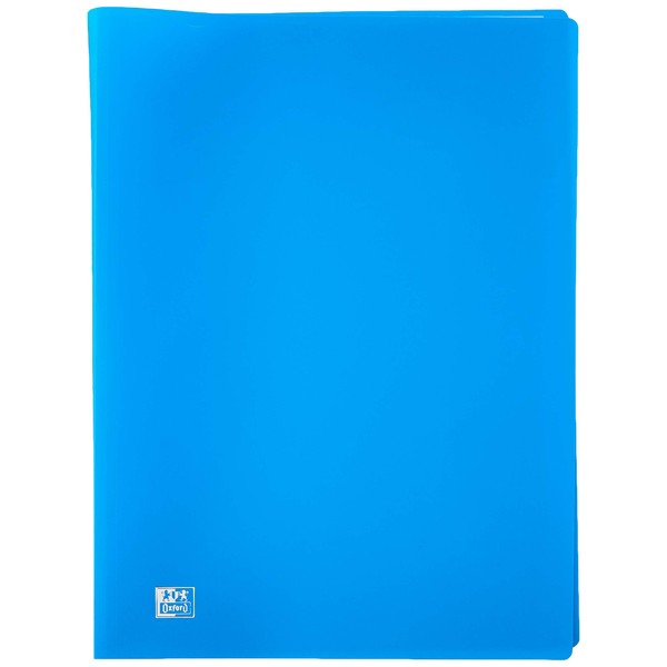 Document Protector with A4 20 Pouches Blue