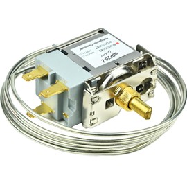 Refrigerator Freezer Thermostat WDF20-L with 59" Long Probe Universal Refrigerator Cold Control Thermostat Replacement Part for Fridge or Mini Fridge