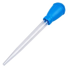 WEAVERBIRD Manual Fish Tank Water Changer Aquarium Dropper, 30ml Aquarium Clean Pipette Dropper, Fish Tank Cleaning Waste Remover, Aquarium Gravel Cleaning Straw, Blue
