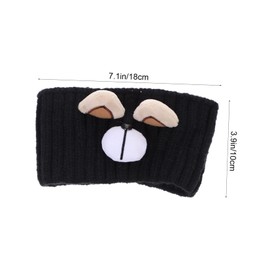 BIUDECO Warm Keeping Headband Stylish Hand-knitted Hairband Comfortable Elastic b