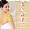 Unbranded Turmeric Body Scrub Tumeric Oil Set Natural Soothing Remove