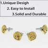 License Plate Bolts, 4 pcs Universal Jesus Style Stainless Steel