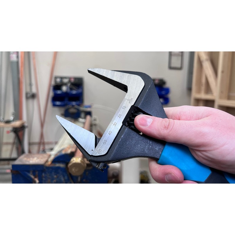 OX OX-P324612 PRO Series Adjustable Wrench, Extra Wide Jaw -