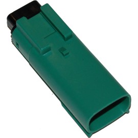 NAMZ CUSTOM CYCLE PRODUCTS 3-PIN FEM CONNECTOR GREEN HD 72534-07GN VRSCR 07-UP N