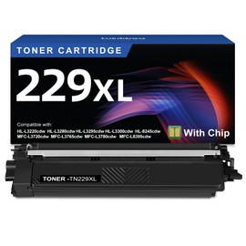 TN229XL 229XL TN229 High Yield Toner Cartridge Compatible Replacement for Brother TN229XL TN-229 Works with Brother MFC-L3720CDW L3780CDW L3765CDW HL-L3220CDW L3280CDW L3300CDW Printer (1-Pack Black)