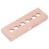 DIY Glow Tube Clock Kit 4 Lamps Beech Wood Enclosure
