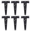 Shed Door Hardware Kit- Includes Hinges, Latches, and T-Handle Lock,