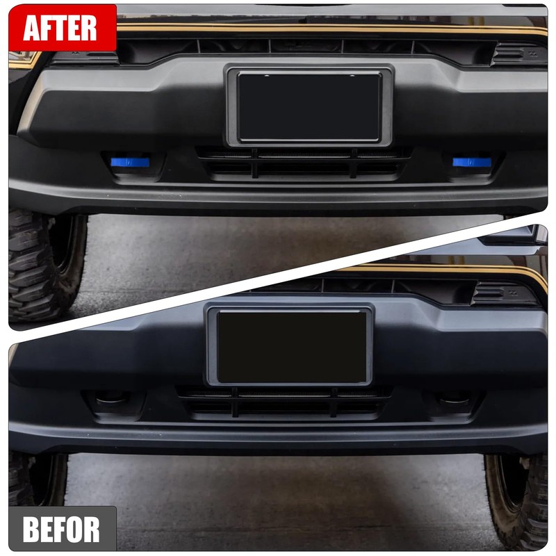 BESTZHEYU Front Tow Hooks Covers Hitch Cover Customized Compatible with