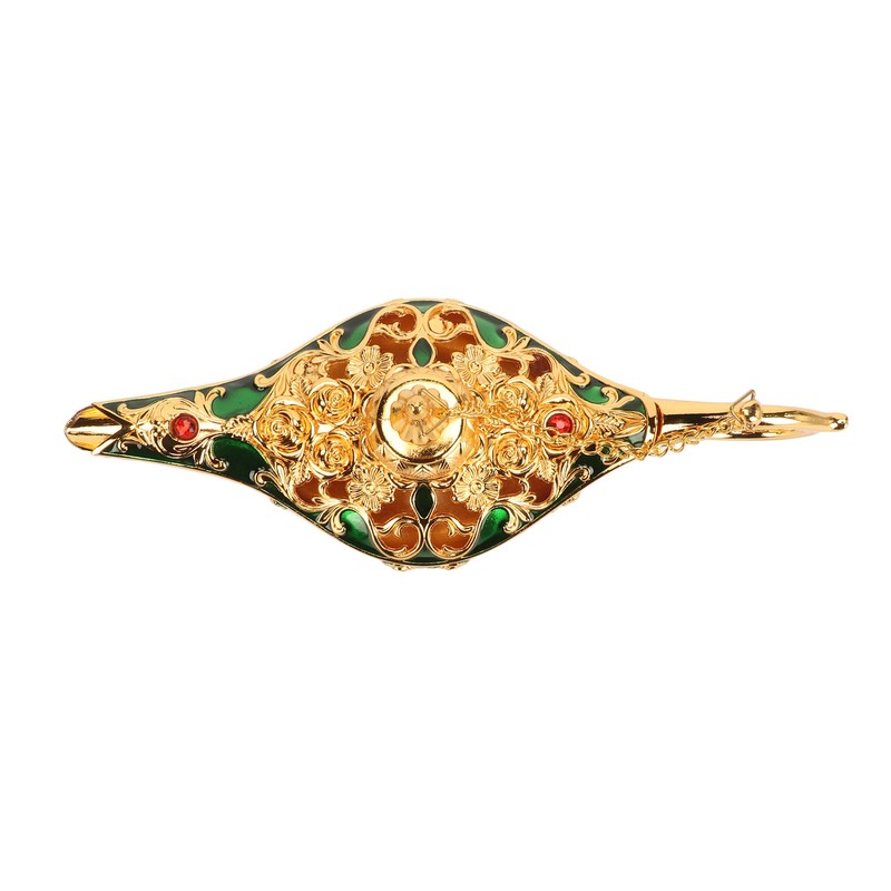 Magic Genie Lamp Exquisite Colorfast Eye Catching Alloy Embossed Pattern
