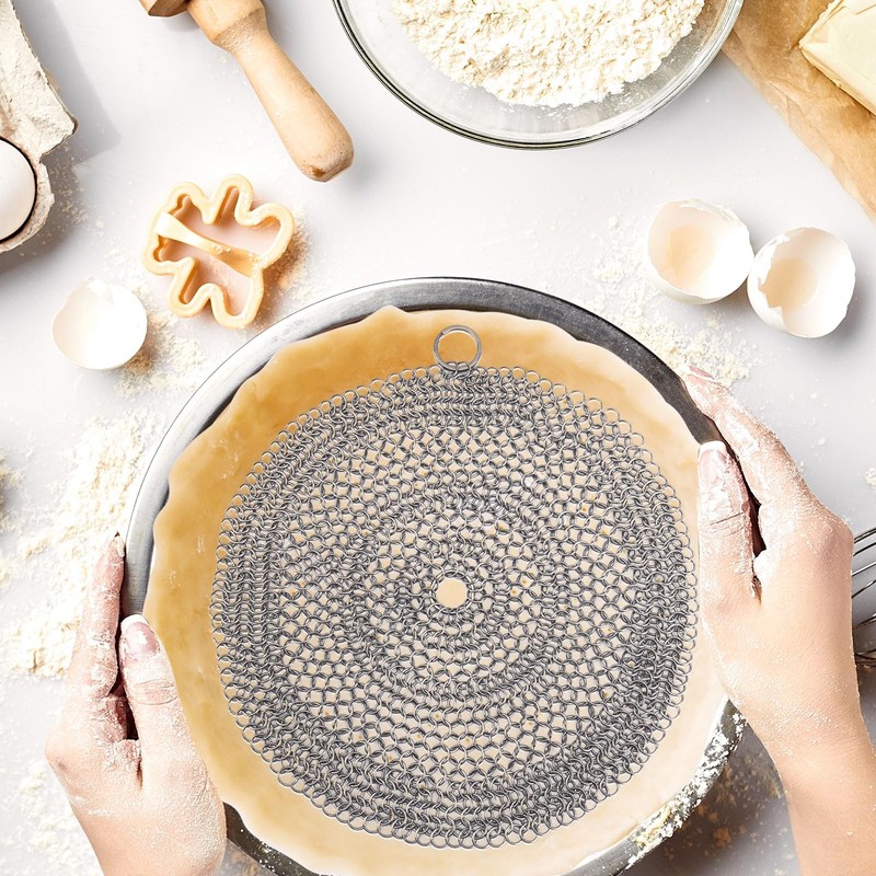 Gosknor Baking Pie Crust Weights Chain, Stainless Steel Pie Weight