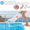 SUPERNIGHT Waterproof Leg Cast Cover - Adult Half Leg Watertight