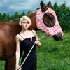 Chunful 6 Pcs Horse Fly Masks with Ears Smooth and