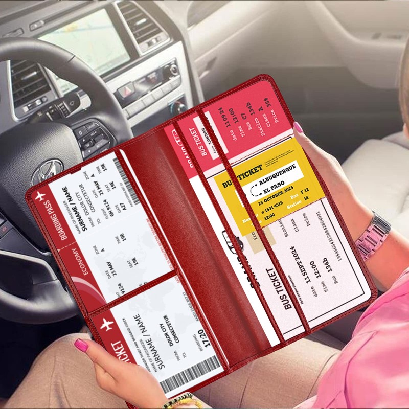 Car Registration and Insurance Holder, 5.5 x 5 Inch PU