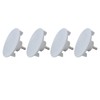 4pcs Elder Shower Chair Replacement Feet Large Suction Cups Rubber