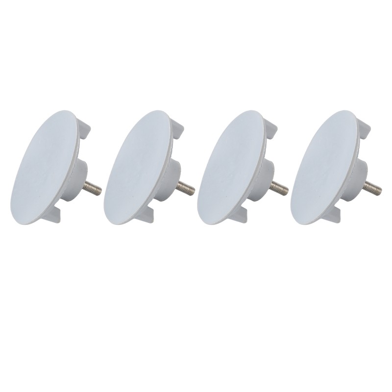 4pcs Elder Shower Chair Replacement Feet Large Suction Cups Rubber