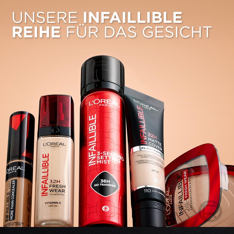 L'Oréal Paris makeup, waterproof and long-lasting liquid foundation with SPF