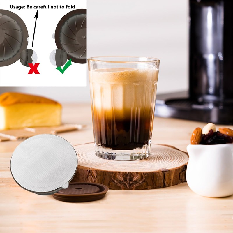 5Pcs Reusable Capsules Pods Refillable Coffee Capsules VrtuoLine for Nespr*sso