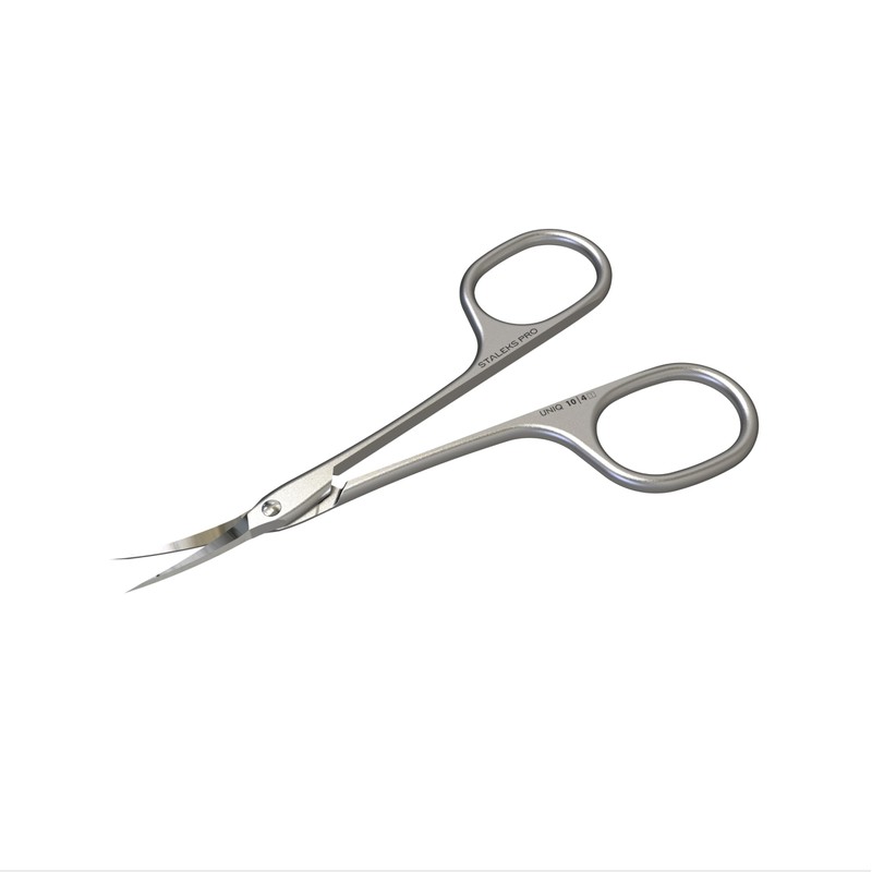 STALEKS PRO Professional Cuticle Scissors Stainless Steel Ballerina UNIQ SQ-10/4