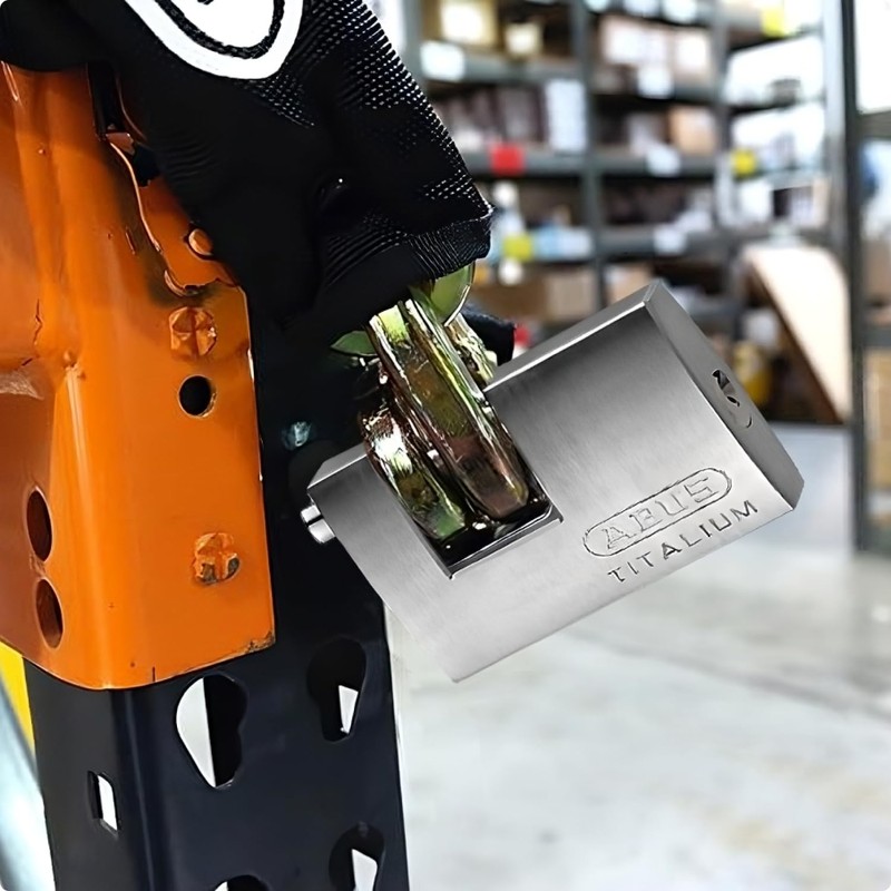 ABUS Titalium padlock 82TI/70 - Monoblock padlock for roller grilles,