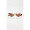 AIRE Women's Avior Sunglasses, Cookie Tort, Brown, One Size
