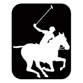 Polo Horse Sticker TP 1328 vinyl 6" Decal pony