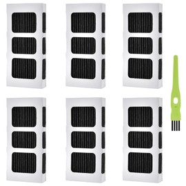 6Pack Paultra2 Refrigerator Air Filter Compatible with Frigidaire Pureair Ultra 2, Pure Air Ultra 2, Pureair Ultra ii, Electrolux 242047805, 5303918847, EAP12364179
