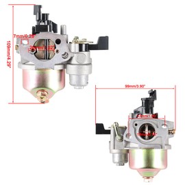 196cc 212cc Carburetor for Coleman Powersports CT200U Trail 200 CT200U-EX BT200X Baja Warrior MB200 KT196 performance parts 6.5HP 7HP Engine Twister 80T Go Kart 60363 68121 68120 69727 69730 Mini Bike