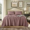 KASENTEX Purple Mauve Twin Size Quilt Bedding Set with Pillow-Shams,