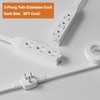 oviitech 3 Prong Twin Extension Cord,6 Feet on Each Side