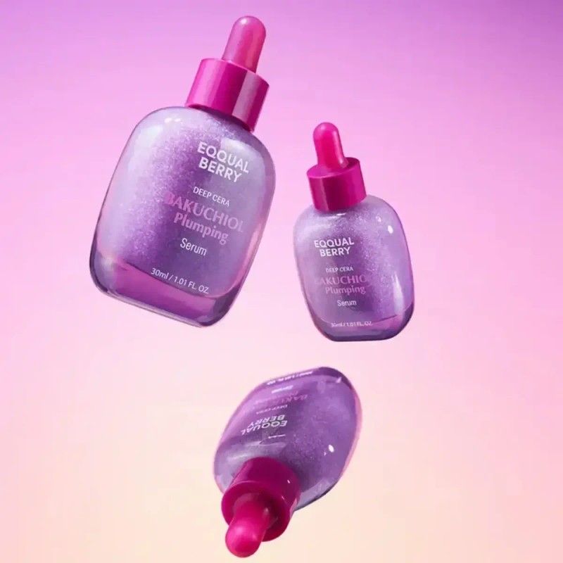 2pc Eqqualberry Suero Bakuchiol Plumping 30ml Antiedad