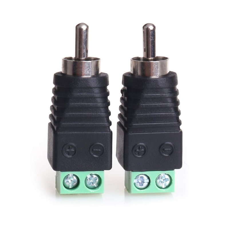 MOBOREST RCA Cable Audio Adapter, Phono RCA Male Plug to