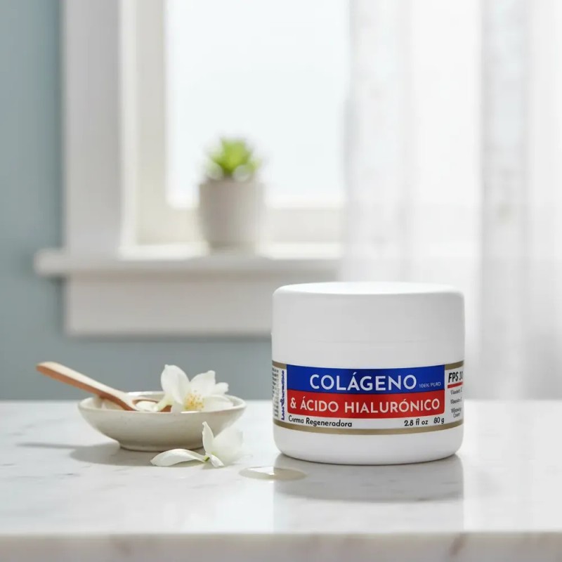 Crema Regeneradora Acido Hialuronico Colageno Vitamina 80gr