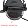 QIRUIMY Tactical Head-Mounted Headset with Detachable Microphone, Outdoor Sports Games