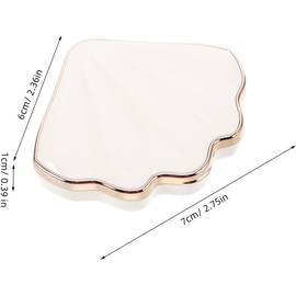 Polvos Faciales Iluminadores Beige Diseño Natural Paleta Herramienta Cosmética para Contorno Facial, Adecuado para Jóvenes y Principiantes