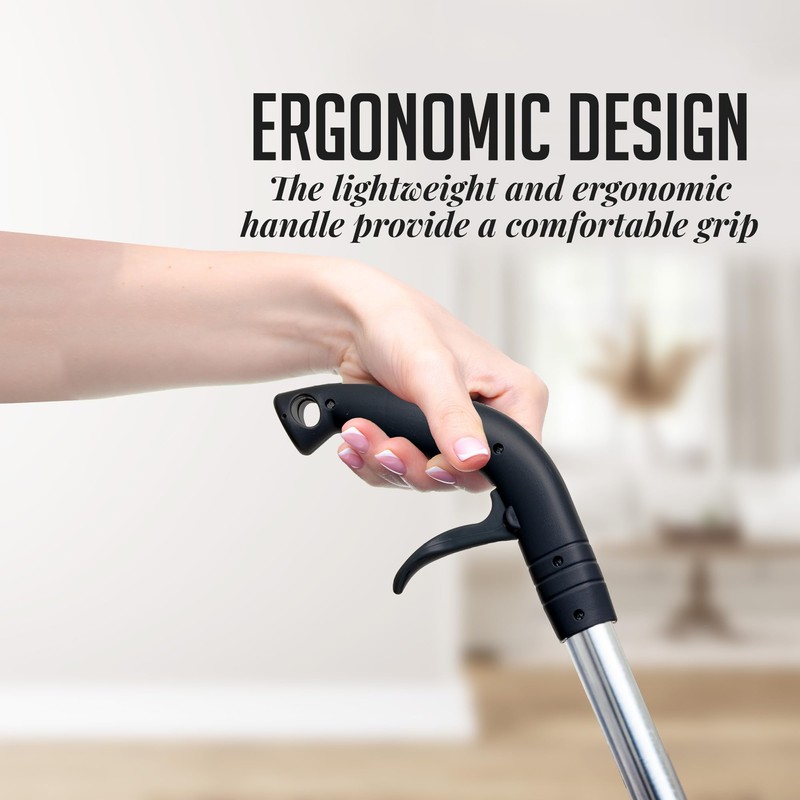 OVENTE Microfiber Spray Mop for Floor Cleaning with Refillable Bottle,