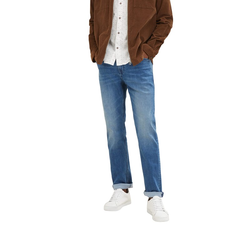 TOM TAILOR Men's Josh Regular Slim Jeans with Coolmax® Function,