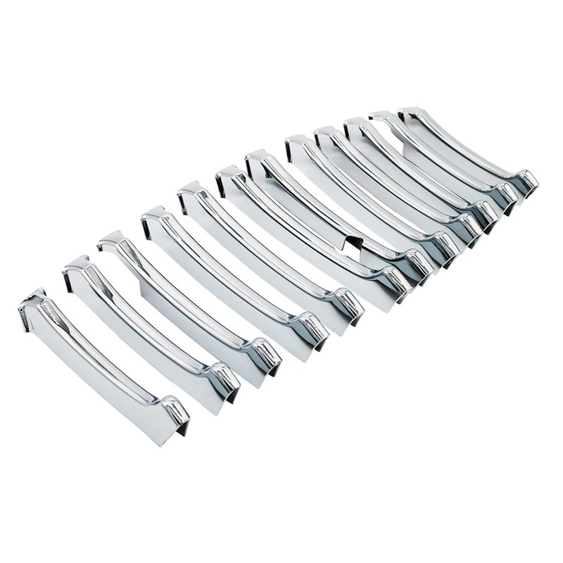 Front Grill Chrome Trim Compatible with Maserati Ghibli 2013 2014