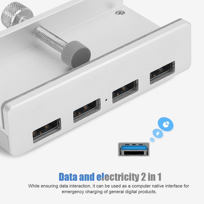 ORICO MH4PU Aluminum Alloy 4-Port 5Gbps USB3.0 HUB PC Notebook