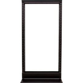 2 Post Open Network Rack 20U - Black