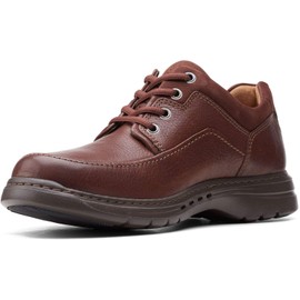 Clarks Un BrawleyLace Shoes - Men's, Mahogany Tumbled Leather 10 M