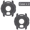 2-Packs Screen Protector Case Compatible with Garmin instinct 3 50MM,