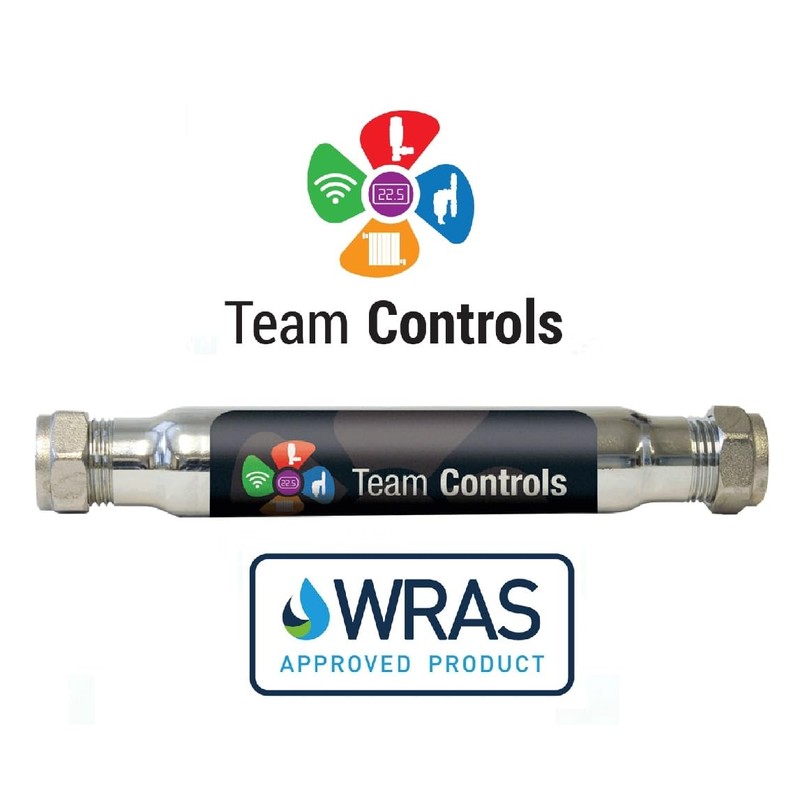Team Controls Electrolytic Inline Scale Reducer Inhibitor 15mm Compression WRAS