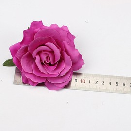 6 Stücke Blume Haarspange, Haarclip Blume Mehrfarbig Rosen Haarnadeln Haarschmuck für Mädchen Frauen Party Strand Hochzeit