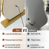 Cloud-Shaped Makeup Mirror with Lights,NO Assembly Required,Painted Gold/Black, 3 Color