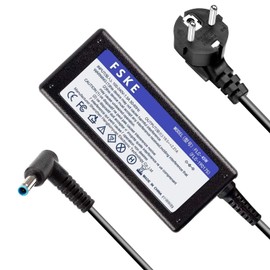 FSKE 45W HP Laptop Ladegerät, 19.5V 2.31A Laptop Netzteil Ersatz für HP Stream 11 13 14, Elitebook Folio, Spectre Ultrabook, Pavilion Touchsmart und mehr (4.5mm x 3mm)