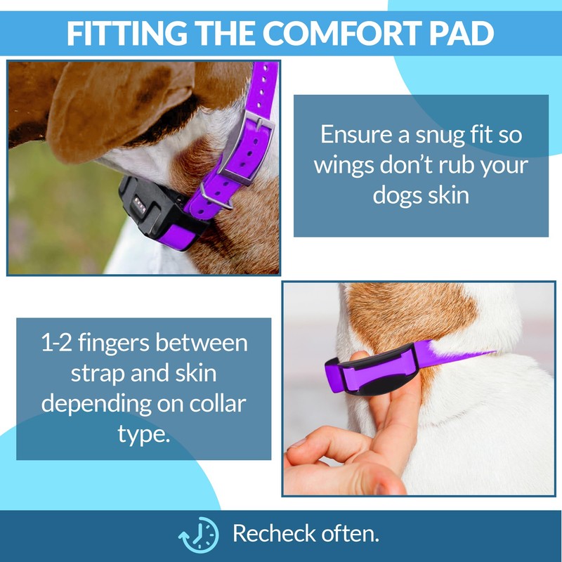 E Collar Comfort Pad Compatible with Dogtra - Long Haired