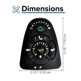 AlveyTech Keypad with Actuator Buttons for the 5-Key Dynamic Shark DK-REMD11 and MK5 SPJ+ Joysticks - Power Chair Joystick Remote Controller Rubber Pad (82675/1165093 / PLSINDV1265 / MBC-GLA80842)