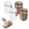 4 Pcs Travel Soap Box Soap Case with Lid, Portable