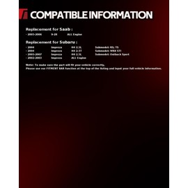 Torchbeam 58883 A/C Compressor Clutch Assembly Kit Fit for Impreza 2002-2006, Impreza 2007 2.5L, Impreza 2007 2.5T, 9-2X 2005-2006, Replace 140056NEW, 815640, 639772, 6511692