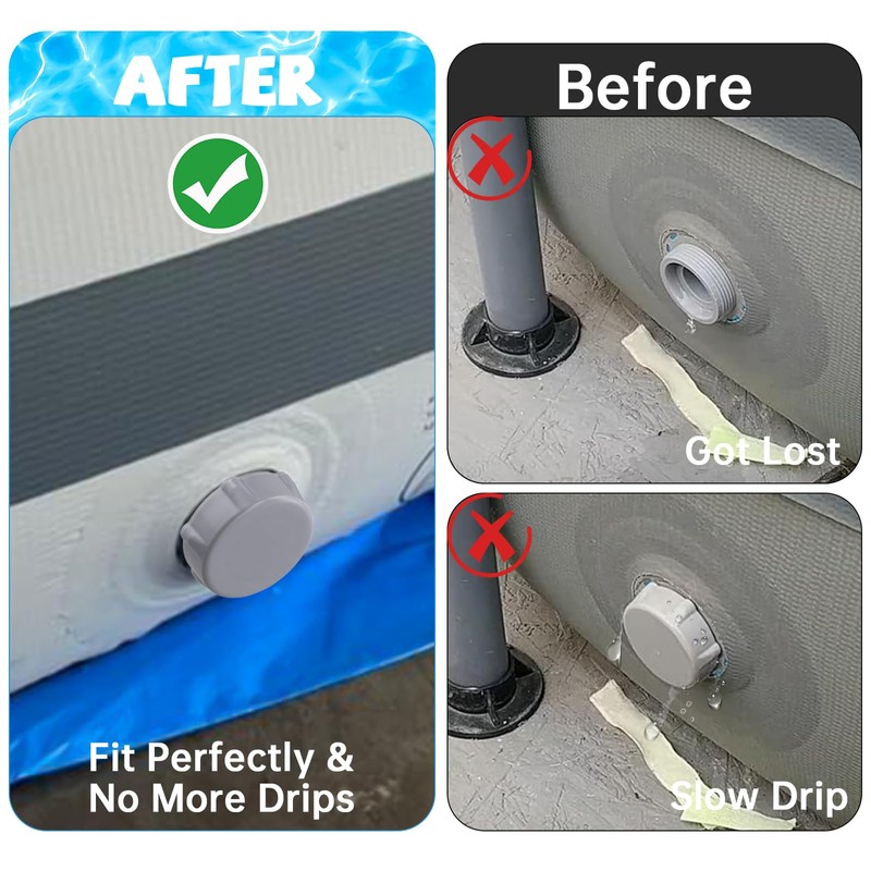 Replacement Drain Valve Cap Compatible with Bestway Pool, Heavy Duty